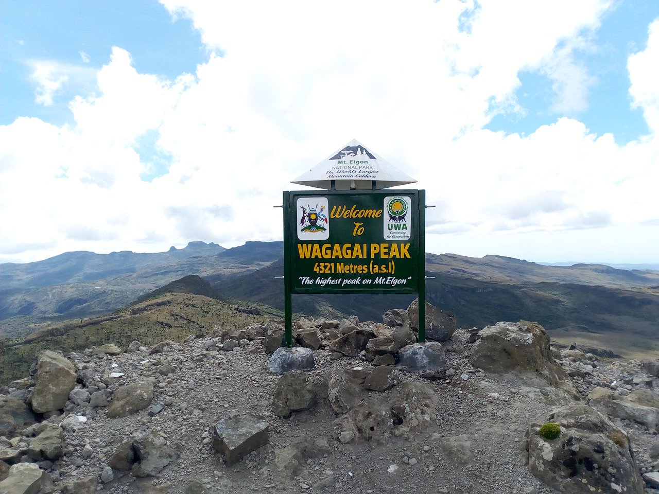 peak of mountain Elgon