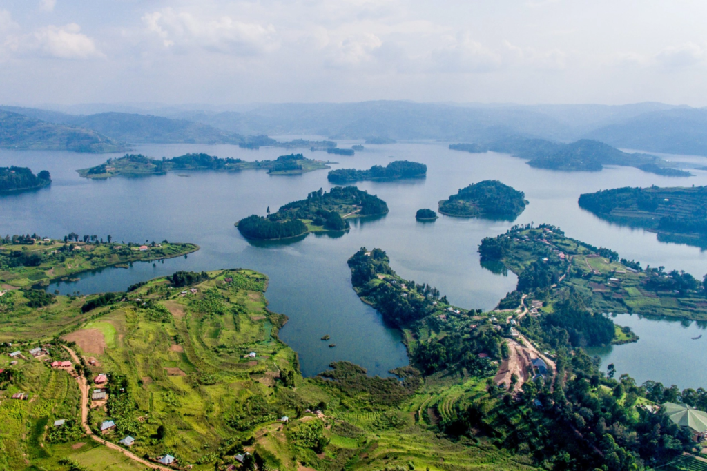 Lake Bunyonyi panorama, Uganda
