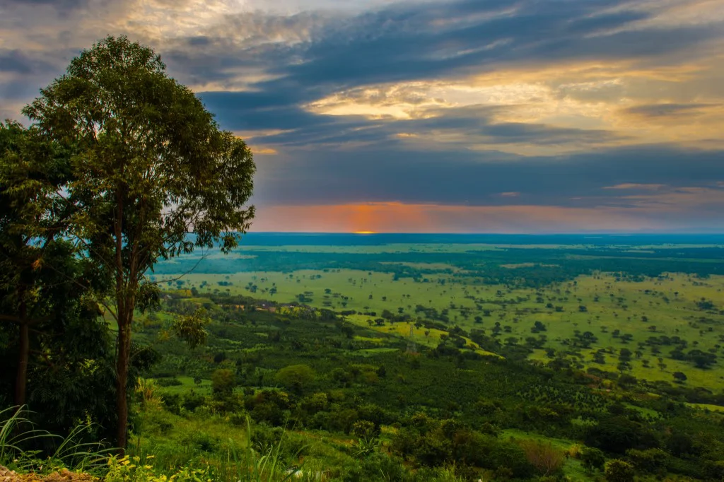 Scenic overview of Queen Elizabeth National Park